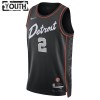 Maillot Enfant Detroit Pistons Cade Cunningham 2023-24 Nike City Edition Noir Swingman